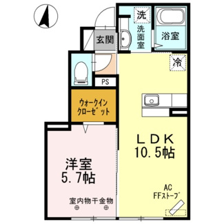 【間取り】 | ケイズコートB