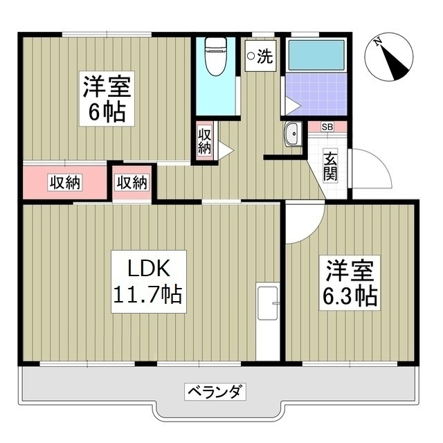自由ヶ丘シティハウスの間取り