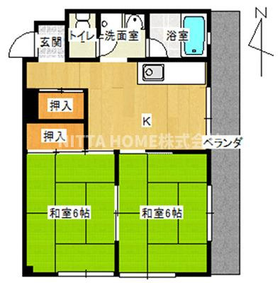 福知山市厚東町のアパートの間取り|ファミリーの方にもおすすめの間取りです☆彡
