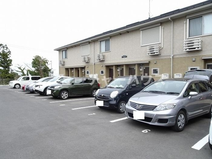 プリムール　Bの駐車場