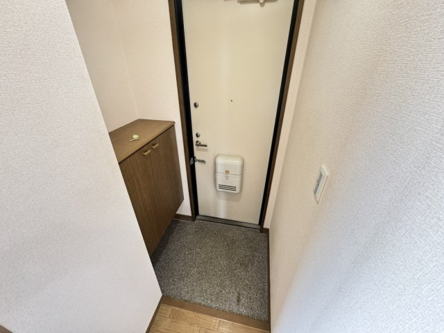 ニューリバーサイド八尾南D棟の玄関