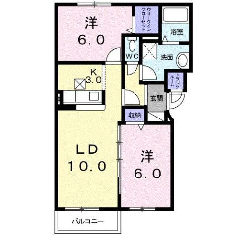 ラフィナートⅡの間取り