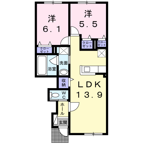 メビウスの間取り