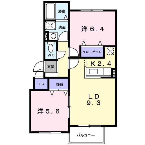 カーサアルバの間取り