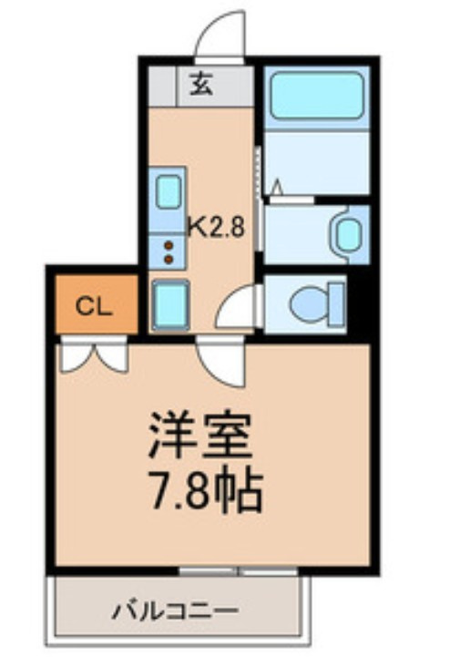 Ms  オレンジハウスの間取り