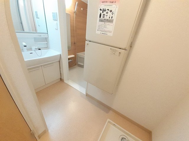 ユパの洗面所|広い洗面スペース