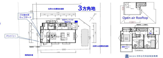 【土地図＋建物プラン例】 | 自然環境豊かで都心へのアクセスの良好の立地☆彡閑静エリアで叶える贅沢なご家族時間を楽しめる、そんな邸宅で建築なさいませんか？まずはお客様の夢をお聞かせください☆彡