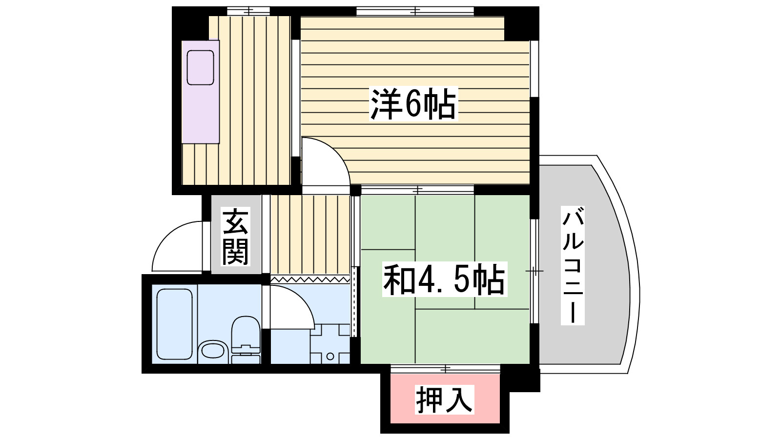 ブリス西二見の間取り