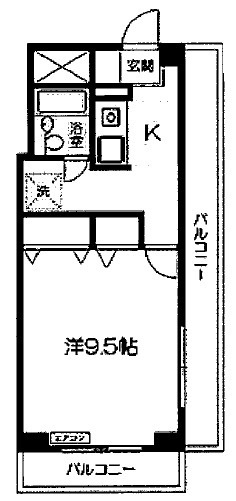 N・S FIVE東久留米の間取り