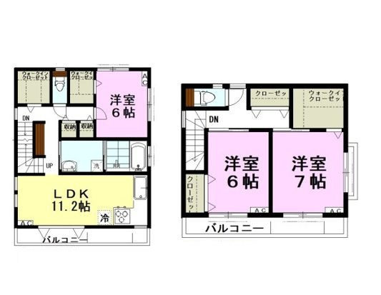 醍醐ハイツの間取り|間取りです。
