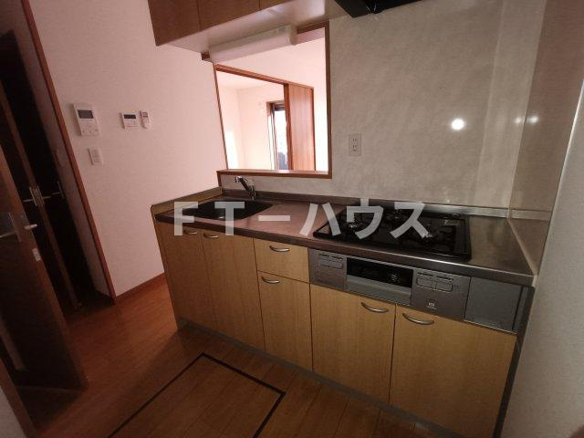 船橋市駿河台１丁目のアパートのキッチン
