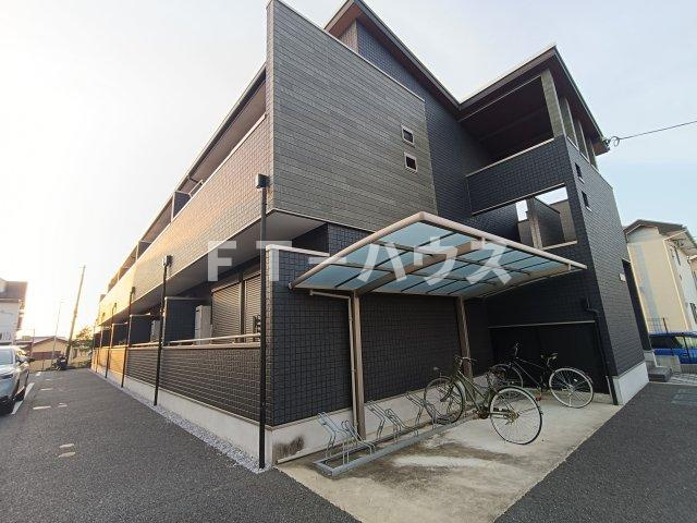 船橋市駿河台１丁目のアパートの外観パース