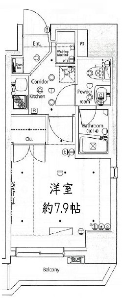 セジョリ上野の間取り|間取りです。