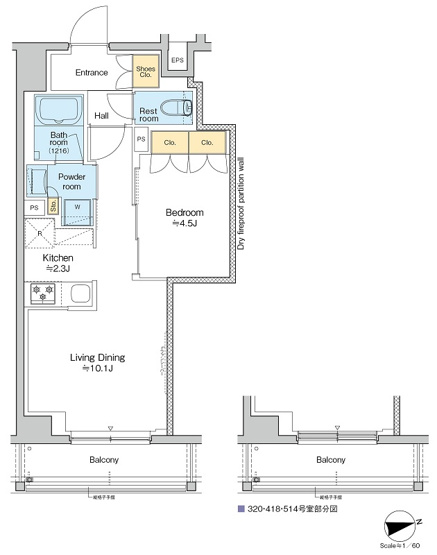 【間取り】 | RESIDENCE　KOENJI