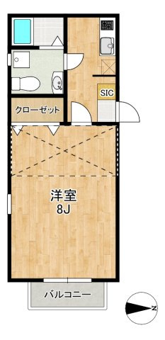 アメリカンリバティー所沢13の間取り