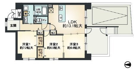 フォルビートの間取り
