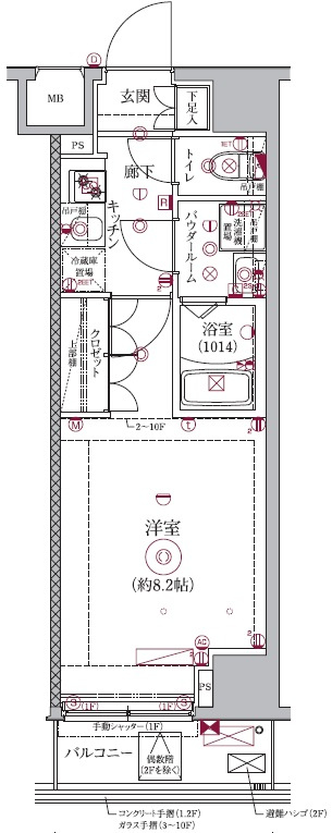 セジョリ新宿西落合の間取り