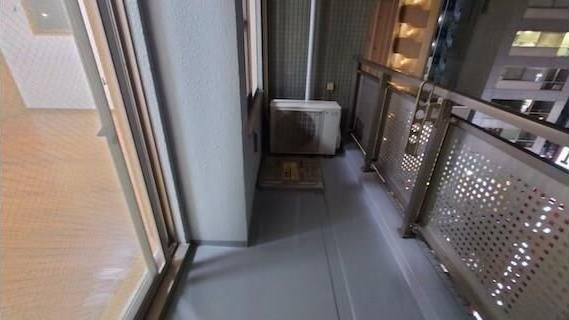 シーダム目黒のバルコニー