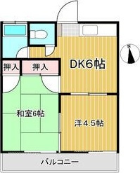 桃江荘の間取り