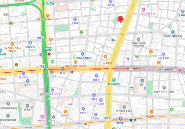 スリーアイランドタワー泉高岳の地図