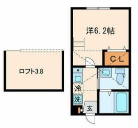 【間取り】 | ケイ・アパルトメント山王 | 間取りです。