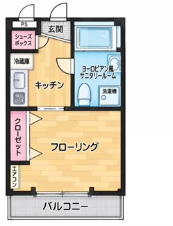 【間取り】 | メゾン・ド・カルレ | 間取りです。