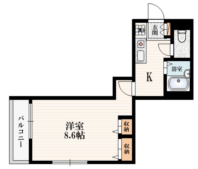 Ｈｅｉｍｗｅｈ　Ｋｏｅｎｊｉの間取り|★南東角部屋★陽当良好★収納２ヶ所★