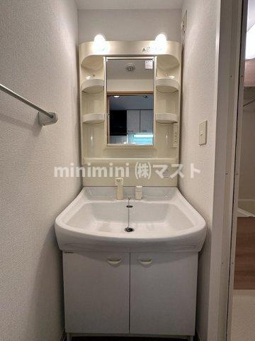サムティ阿波座Lussoの洗面所