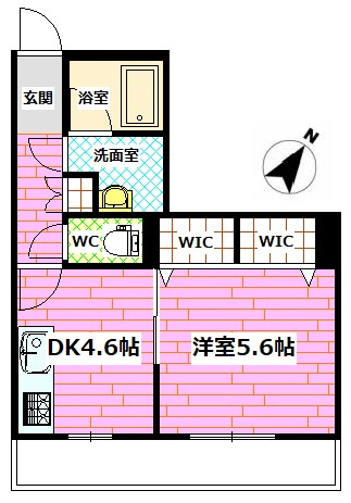 シャーメゾン月見町の間取り