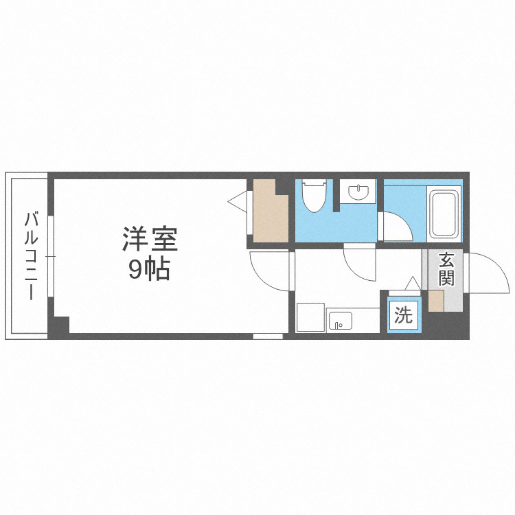 メゾンアイリスの間取り