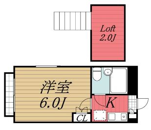【間取り】 | サンパレス勝田台　3号館