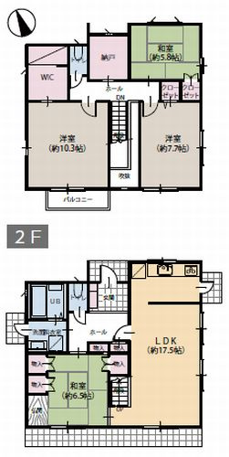 【仲介手数料０円】秦野市渋沢　中古一戸建ての間取り|秦野市渋沢　中古一戸建て