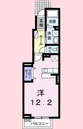 フィオーレ・パラッツオAの間取り