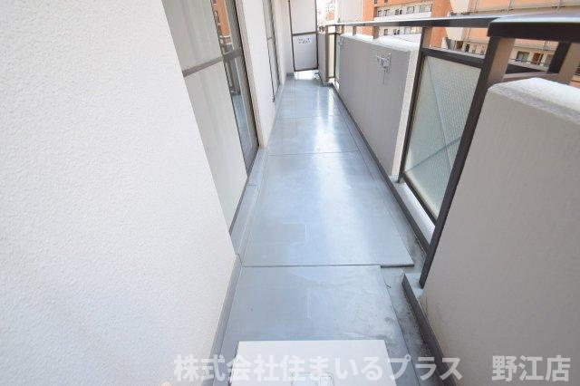三神マンションのバルコニー