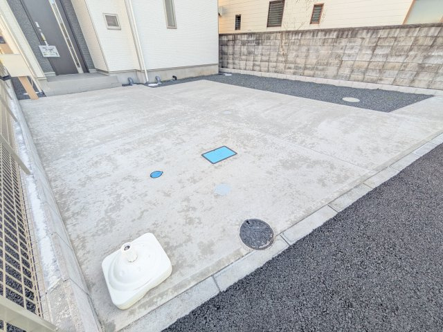 常陸大宮市宇留野334番　新築戸建て　A号棟の駐車場|駐車は4台可能です♪