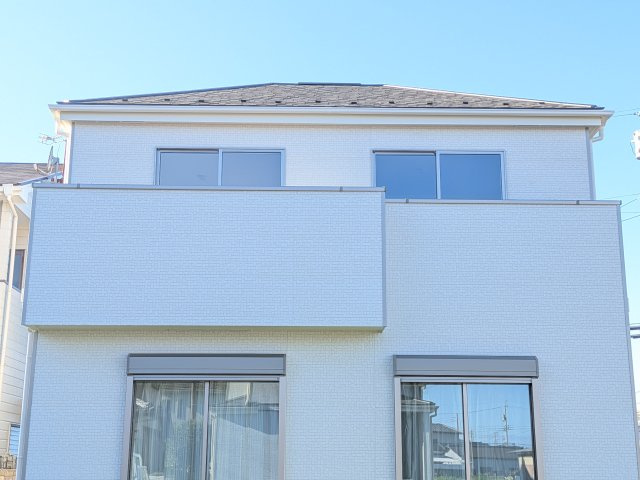 常陸大宮市宇留野334番　新築戸建て　A号棟のバルコニー