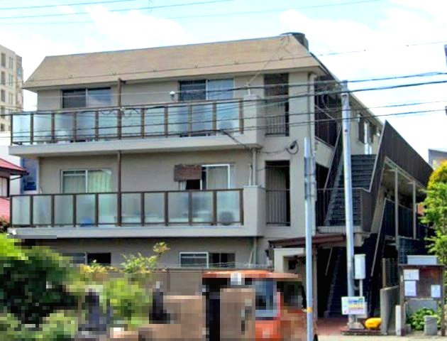 甲南第2東灘ハイムの外観|南からの陽当り良好
