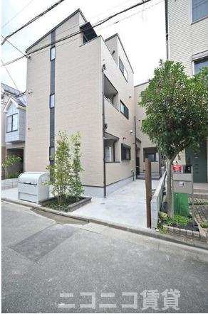 板橋区蓮根２丁目のアパートの外観