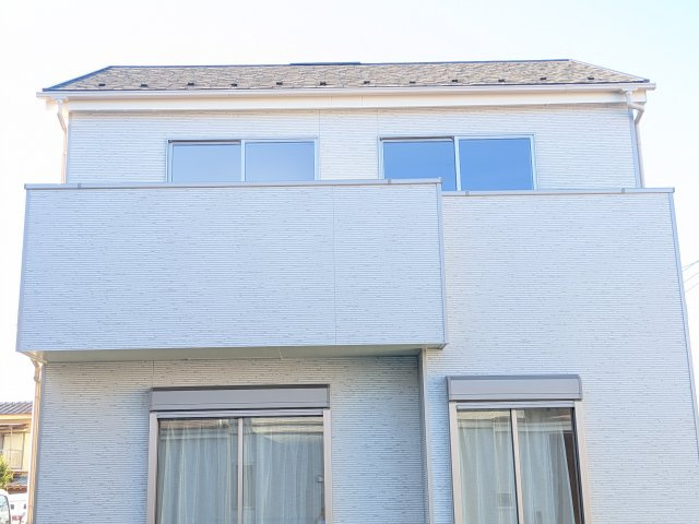 常陸大宮市宇留野334番　新築戸建て　B号棟のバルコニー