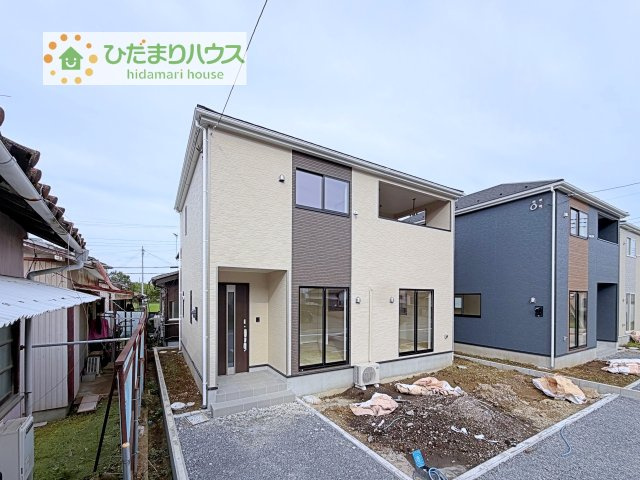 【外観】 | 土浦市小松第7　新築戸建　5号棟 | デザイナーズのようなお洒落な外観です(^^♪
