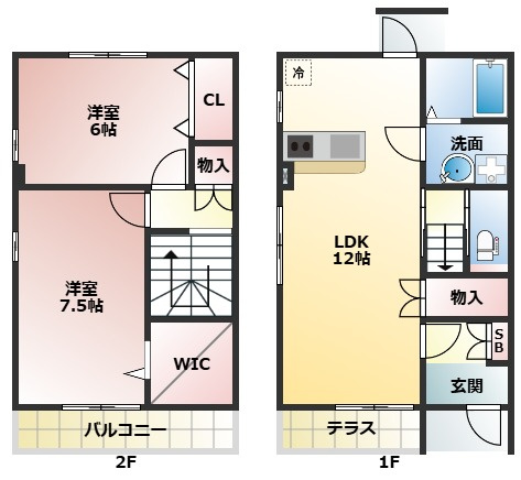 【間取り】 | フォレストメゾン帝塚山