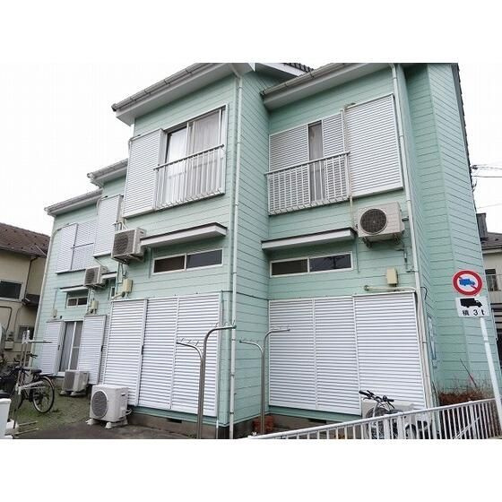町田市常盤町のアパートの外観