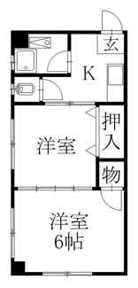 【間取り】 | 常盤マンション | 間取りです。