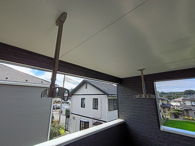 クレイドルガーデン高崎市吉井町神保第2のバルコニー|現地撮影