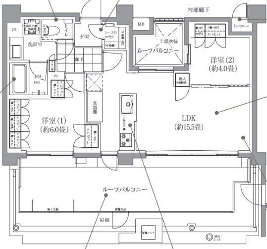 イニシアイオ武蔵小山の間取り