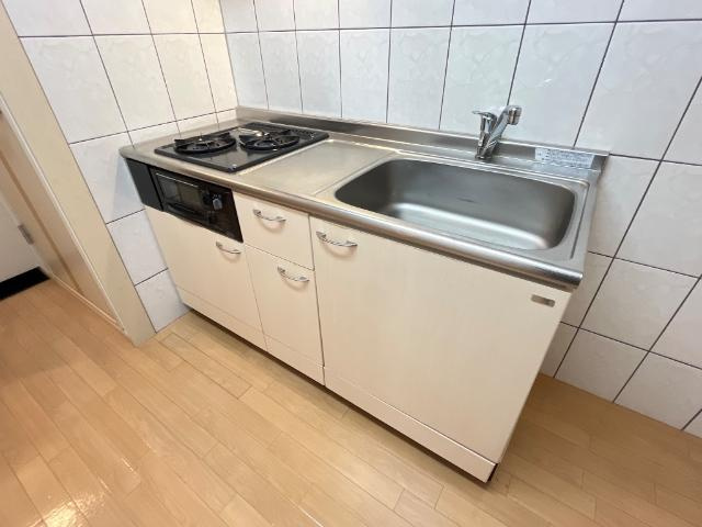 ＣｈｅｒＶｅｒｇｅｒのキッチン|二口コンロ付き