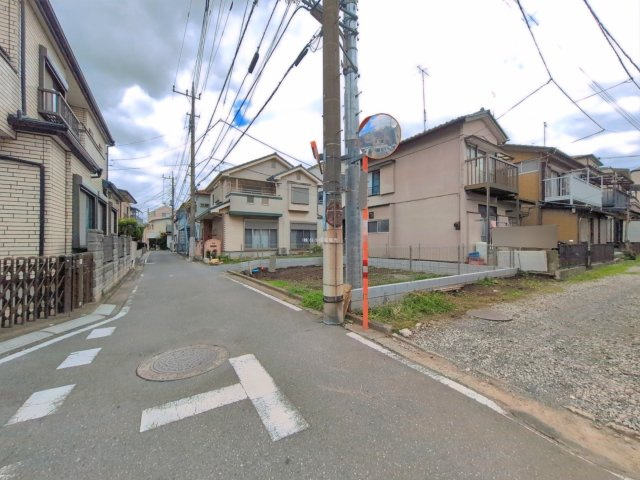 ふじみ野市北野２丁目の新築一戸建の前面道路含む現地写真