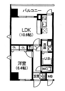 【間取り】 | S-RESIDENCE谷町九丁目