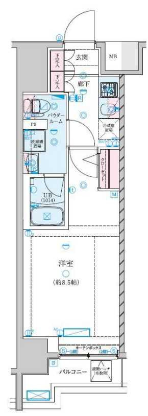 ジェノヴィア新子安の間取り