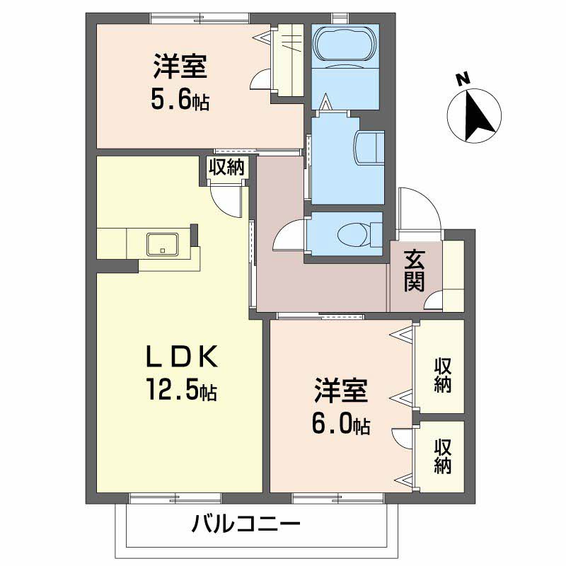 エスペランザ阿品の間取り